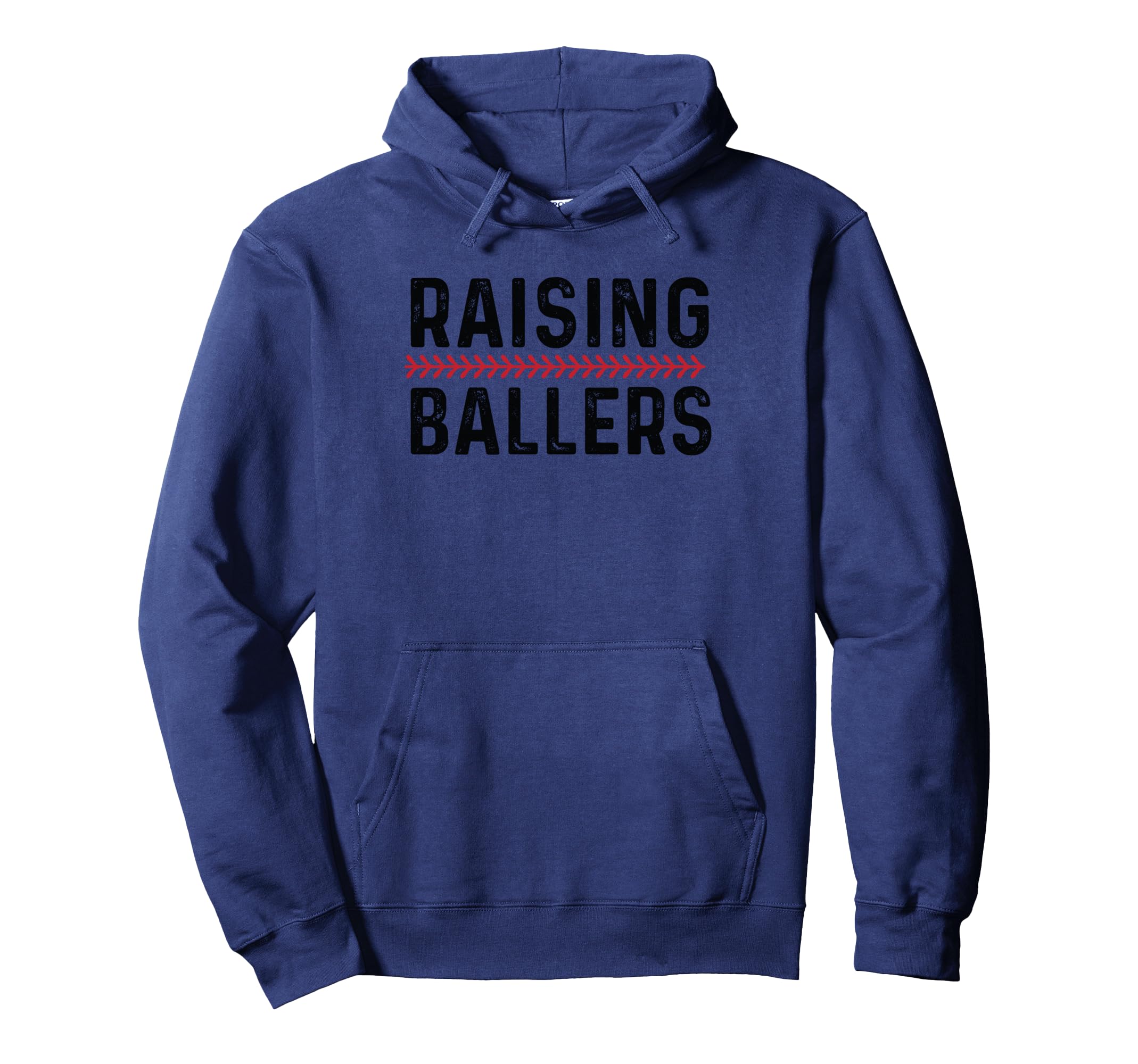 Raising Ballers Funny Mom Baseball Hoodie - Fun Novelty Design Men Women - T-Shirt, Sweatshirt, Hoodie