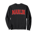 Marlin Tx Texas Varsity Usa Sports Sweatshirt - Unique Graphic Unisex - T-Shirt, Sweatshirt, Hoodie
