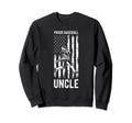 Proud Baseball Uncle Patriotic Team Sweatshirt - Graphic Print Unisex - T-Shirt, Sweatshirt, Hoodie