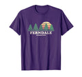 Ferndale Wa Throwback 70S T-Shirt - Streetwear Style for Adults - T-Shirt, Sweatshirt, Hoodie
