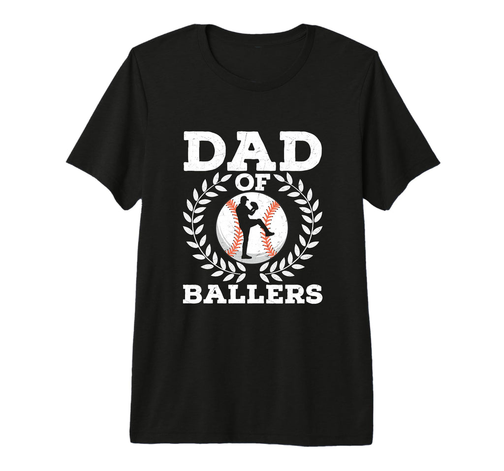 Dad Ballers Baseball Father Tri Blend T-Shirt - Streetwear Style for Adults - T-Shirt, Sweatshirt, Hoodie