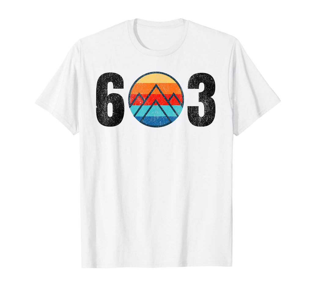 New Hampshire Nh 70S Mountains T-Shirt - Casual Everyday Wear for Adults - T-Shirt, Sweatshirt, Hoodie