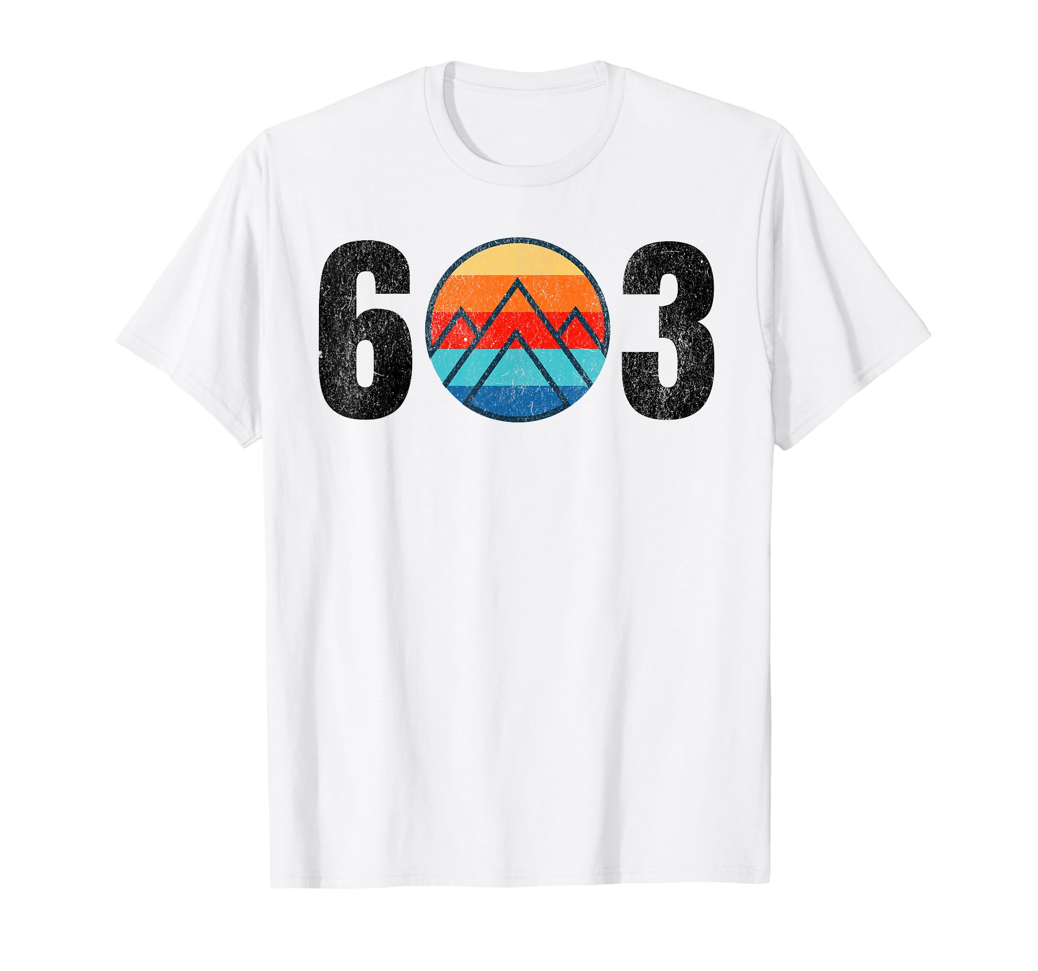 New Hampshire Nh 70S Mountains T-Shirt - Casual Everyday Wear for Adults - T-Shirt, Sweatshirt, Hoodie
