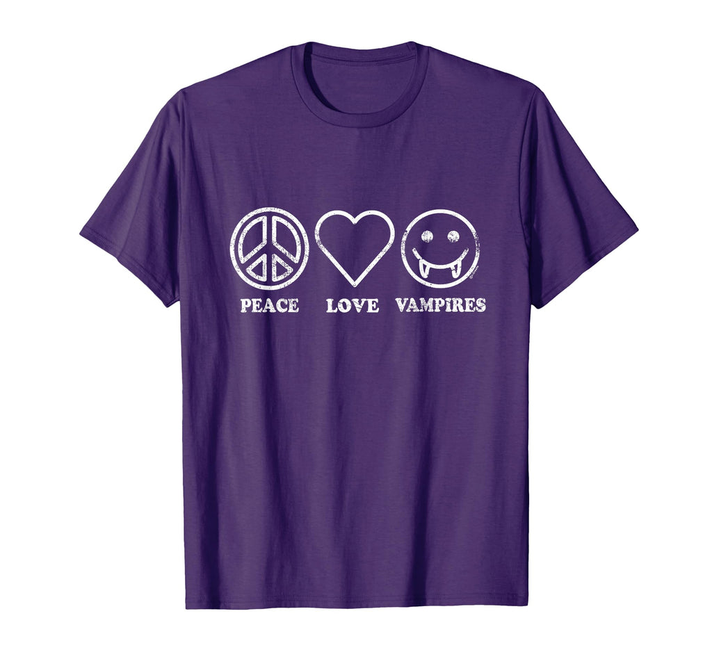 Peace Love Vampires T-Shirt - Graphic Print Men Women - T-Shirt, Sweatshirt, Hoodie