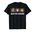 Water Polo Leopard Peace Love Waterpolo T-Shirt - Aesthetic Graphic Unisex - T-Shirt, Sweatshirt, Hoodie