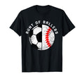 Aunt Ballers Funny Soccer Baseball T-Shirt - Aesthetic Graphic for Adults - T-Shirt, Sweatshirt, Hoodie