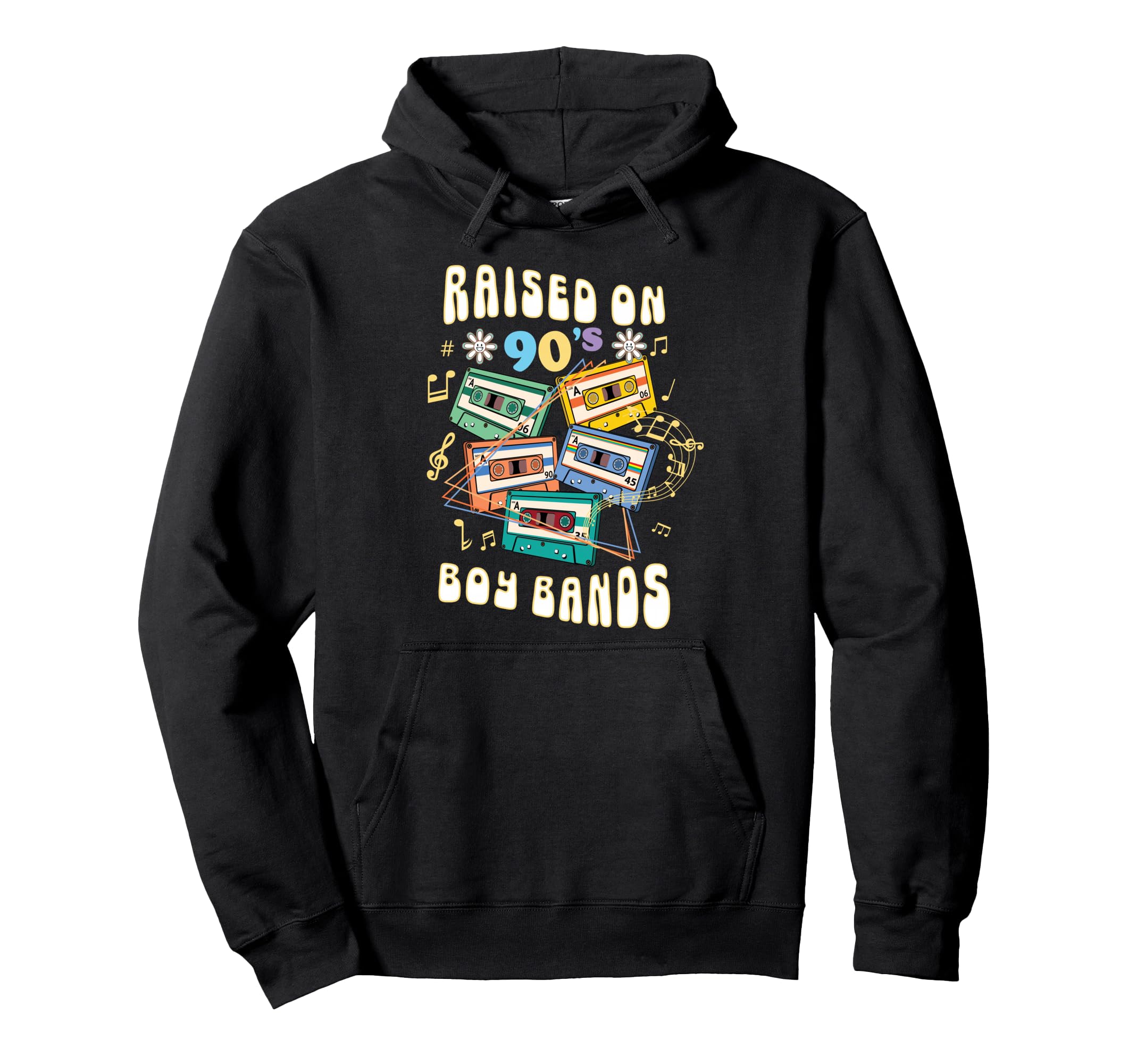 Growing Up Boybands Cassette Music Hoodie - Unique Graphic Men Women - T-Shirt, Sweatshirt, Hoodie