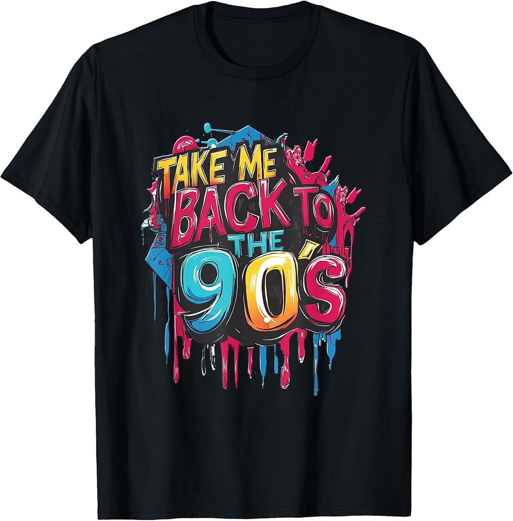 Take Me Back To The 90's - Adult & Kids T-Shirts, Sweatshirts & Hoodies apparel design preview 1