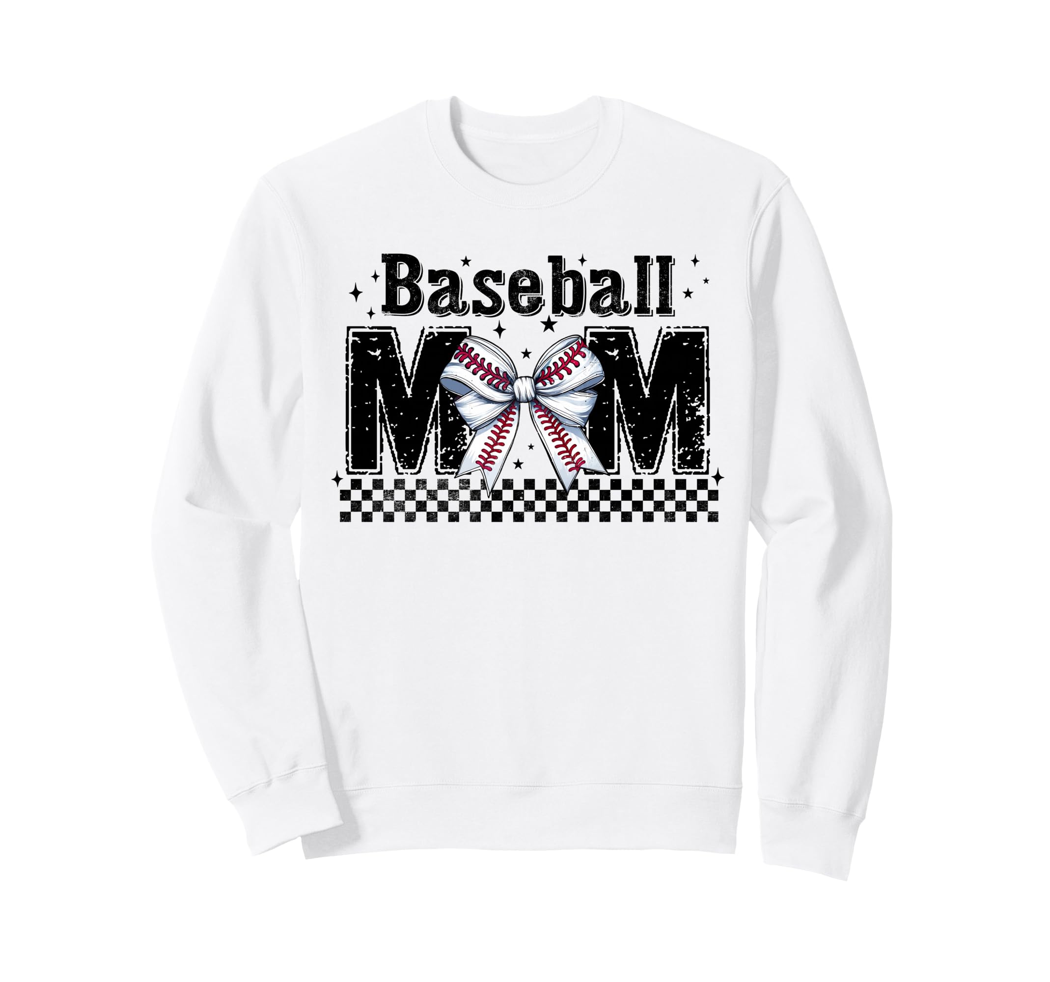 Baseball Mom Coquette Bow Mama Sweatshirt - Unique Graphic Men Women - T-Shirt, Sweatshirt, Hoodie