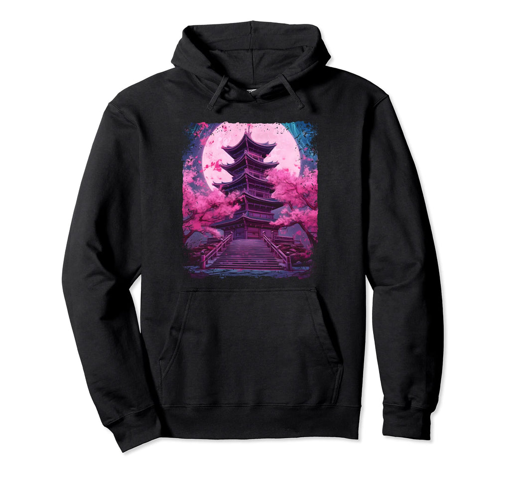 Aesthetic Cherry Blossom Sakura Hoodie - Casual Everyday Wear for Adults - T-Shirt, Sweatshirt, Hoodie