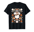 Baseball Orange Game Day Coquette Bow T-Shirt - Novelty Apparel Unisex - T-Shirt, Sweatshirt, Hoodie