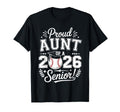 Proud Aunt 2026 Senior Baseball T-Shirt - Minimalist Print Men Women - T-Shirt, Sweatshirt, Hoodie