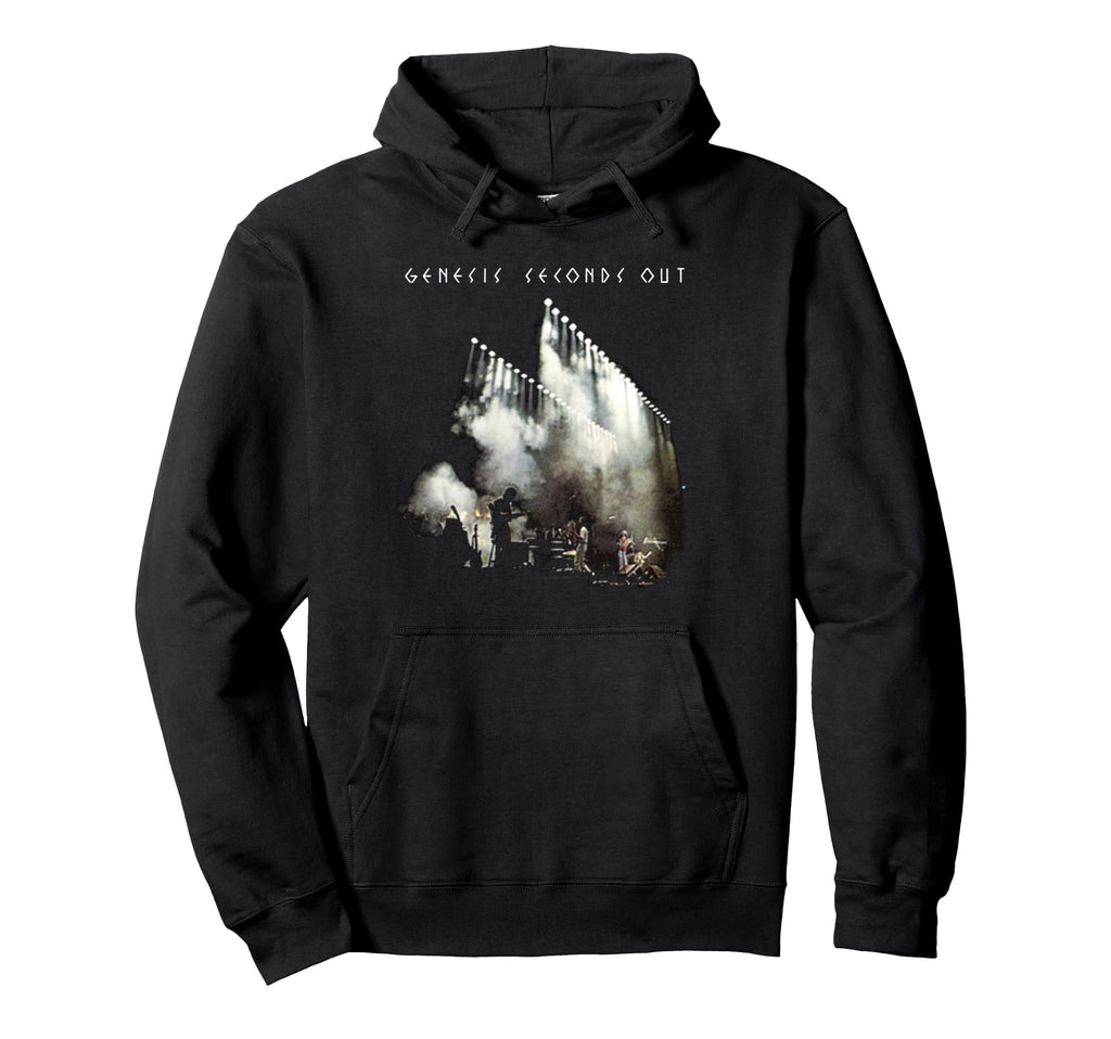 Genesis Rock Music Band Seconds Out Hoodie - Fun Novelty Design Unisex - T-Shirt, Sweatshirt, Hoodie