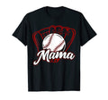 Baseball Mama Baseball Softball Birthday T-Shirt - Graphic Print Unisex - T-Shirt, Sweatshirt, Hoodie