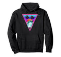 Synthwave Glitch Art Vaporwave Hoodie - Fun Novelty Design Men Women - T-Shirt, Sweatshirt, Hoodie