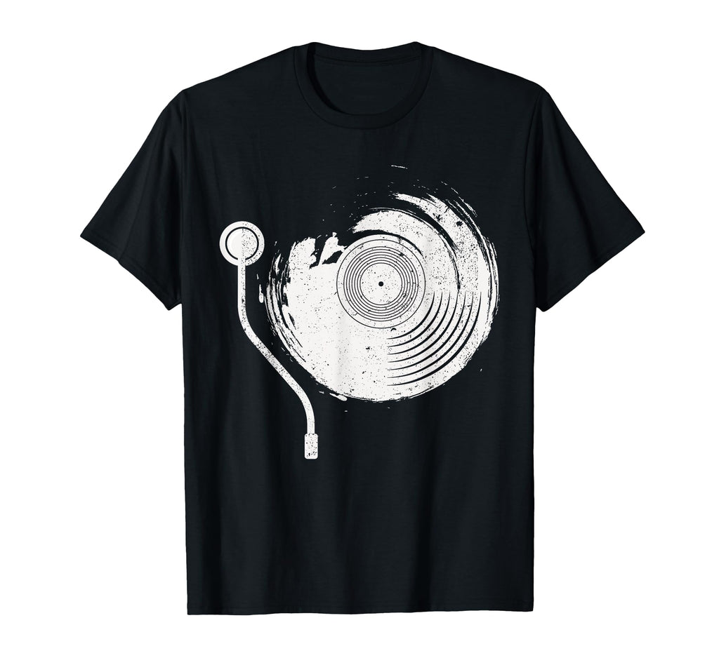 Vinyl Records Player Record T-Shirt - Fun Novelty Design for Adults - T-Shirt, Sweatshirt, Hoodie