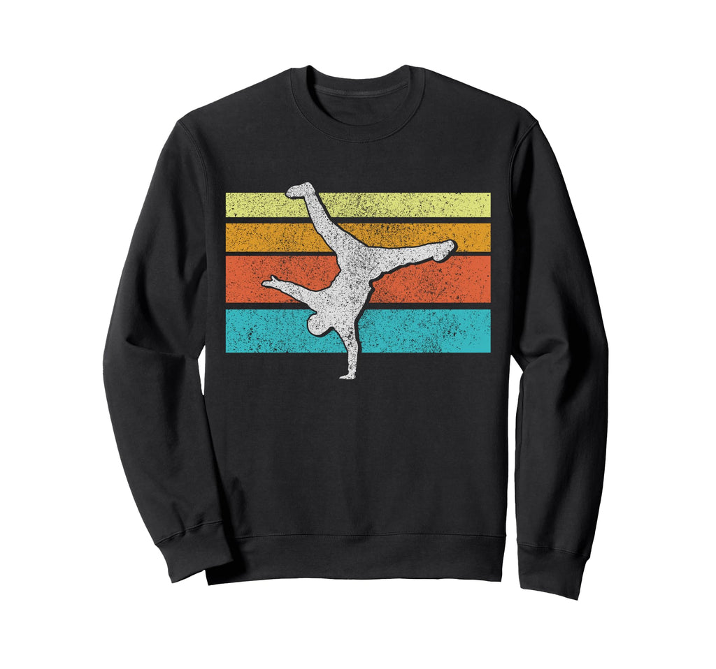 Breakdance Old School 90S Hip Hop Sweatshirt - Minimalist Print for Adults - T-Shirt, Sweatshirt, Hoodie