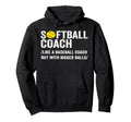 Funny Softball Coach Definition Dad Hoodie - Aesthetic Graphic for Adults - T-Shirt, Sweatshirt, Hoodie