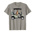 German Shepherd Dad Golf Car Golfing T-Shirt - Aesthetic Graphic Men Women - T-Shirt, Sweatshirt, Hoodie