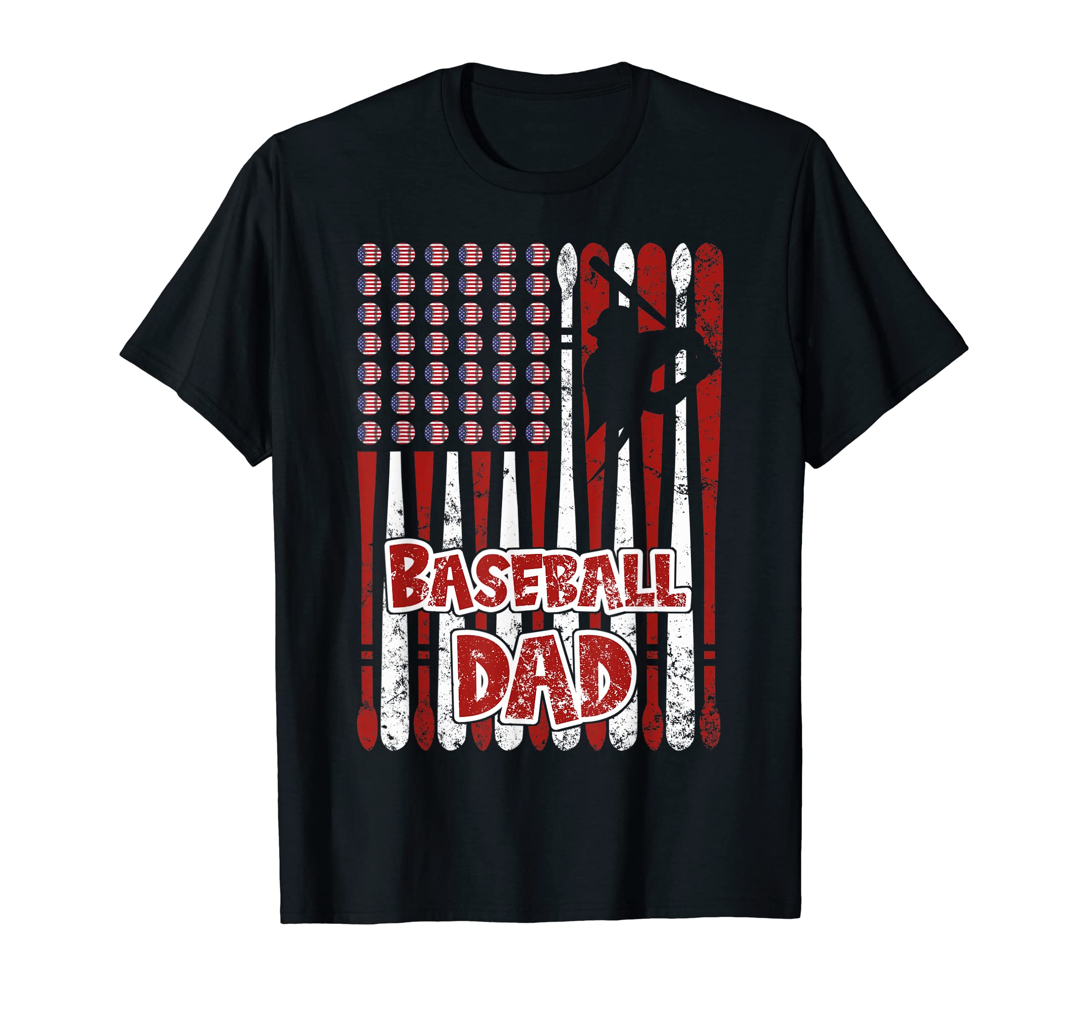 Fathers Day American Flag T-Shirt - Casual Everyday Wear Men Women - T-Shirt, Sweatshirt, Hoodie
