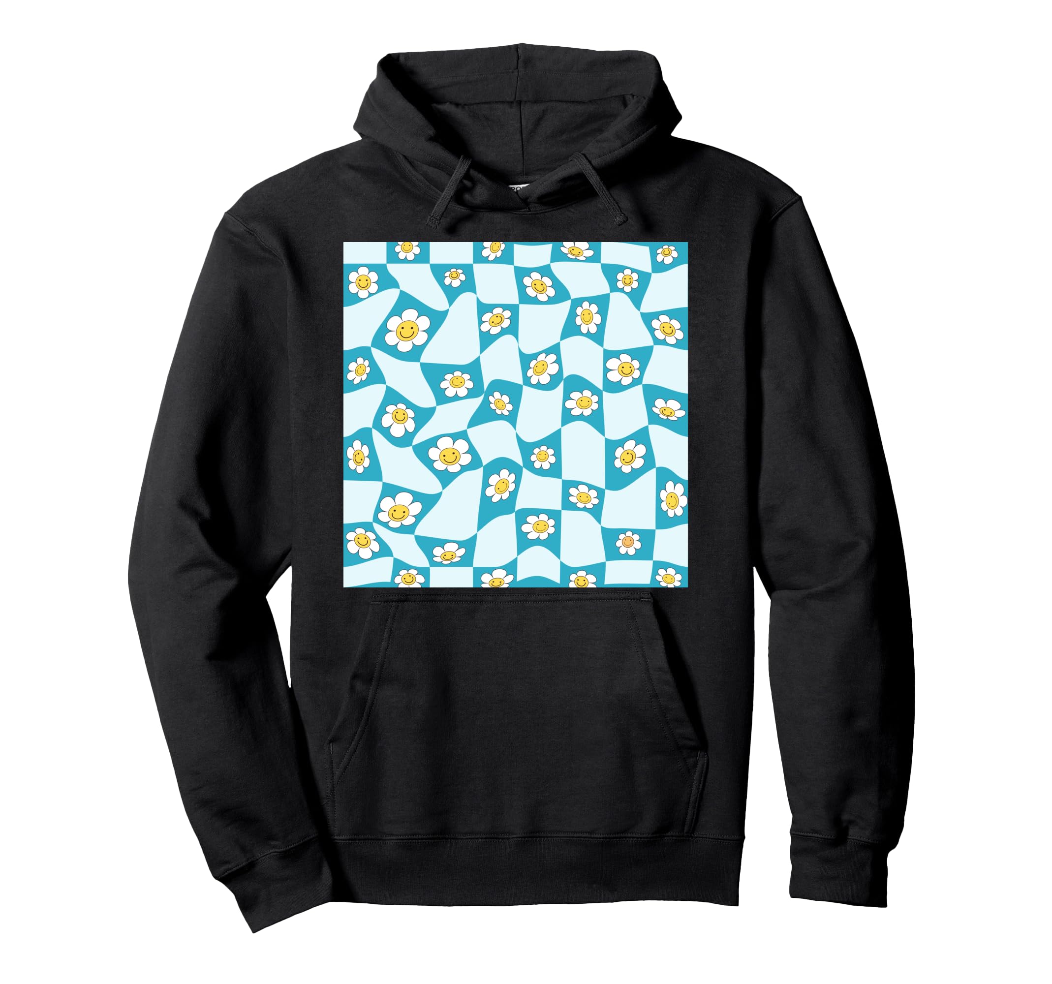Threadless Studio Vickn Groovy Hippie Hoodie - Unique Graphic Unisex - T-Shirt, Sweatshirt, Hoodie
