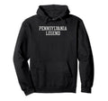 Pennsylvania Legend Funny Distressed Hoodie - Minimalist Print Unisex - T-Shirt, Sweatshirt, Hoodie