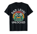 Dad Level Unlocked Controller Papa T-Shirt - Aesthetic Graphic Men Women - T-Shirt, Sweatshirt, Hoodie