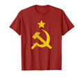Cccp Soviet Union Distressed Hammer T-Shirt - Trendy Graphic Men Women - T-Shirt, Sweatshirt, Hoodie