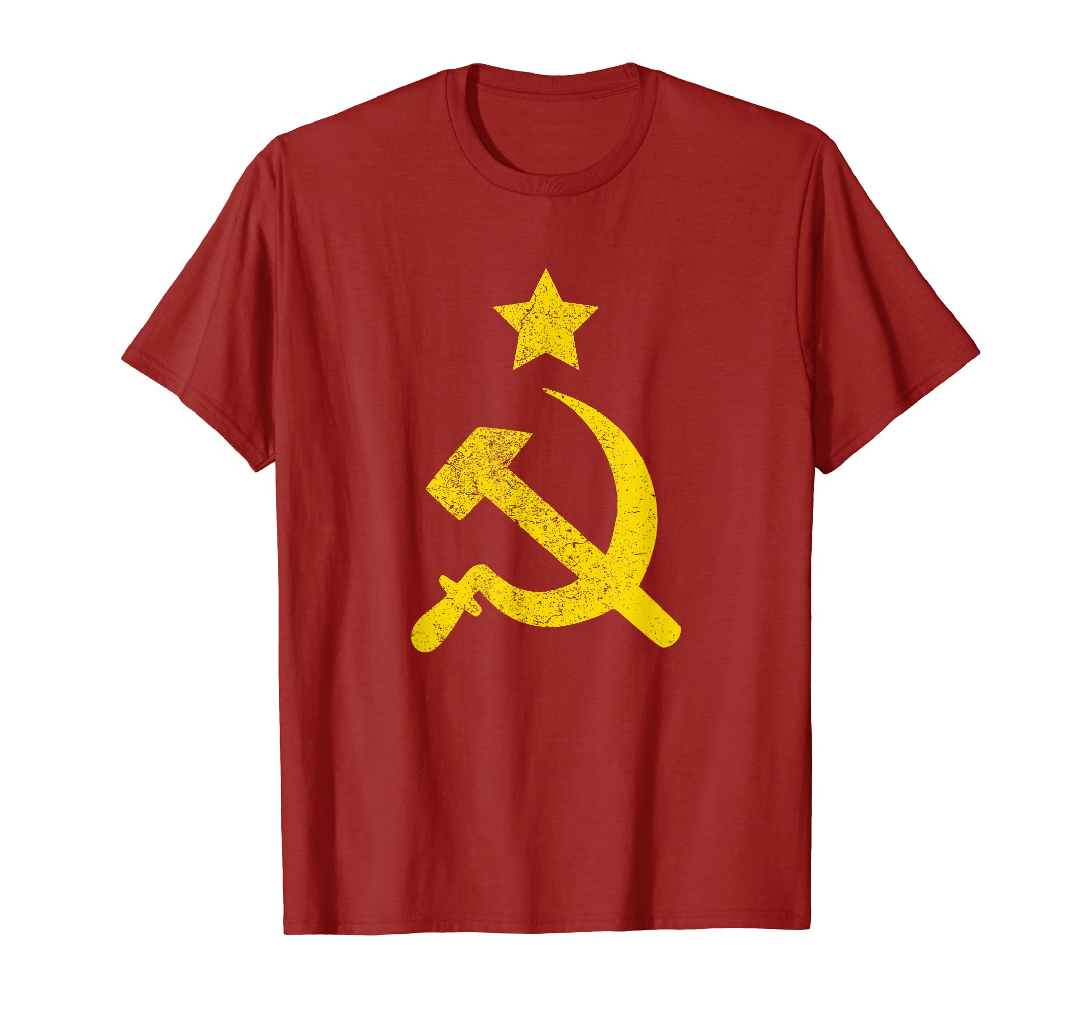 Cccp Soviet Union Distressed Hammer T-Shirt - Trendy Graphic Men Women - T-Shirt, Sweatshirt, Hoodie