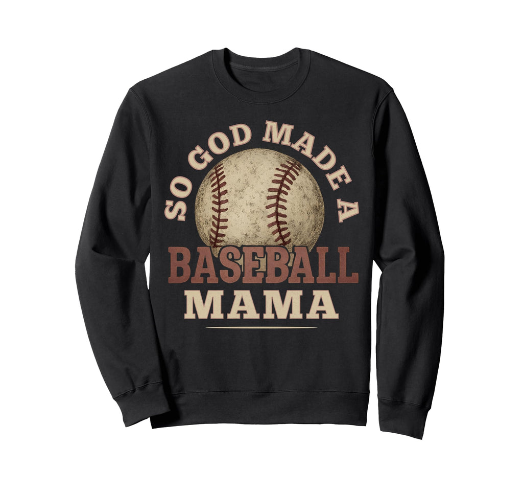 God Baseball Mama Christian Sports Sweatshirt - Aesthetic Graphic Unisex - T-Shirt, Sweatshirt, Hoodie