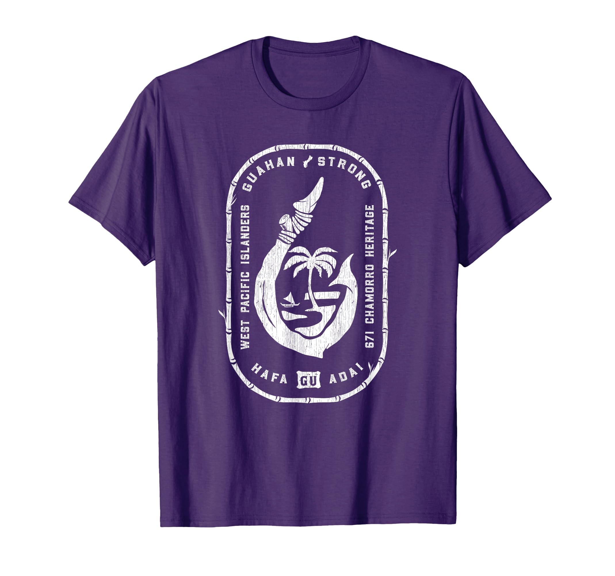 Chamorro Hook Gu Seal Guam T-Shirt - Graphic Print Men Women - T-Shirt, Sweatshirt, Hoodie