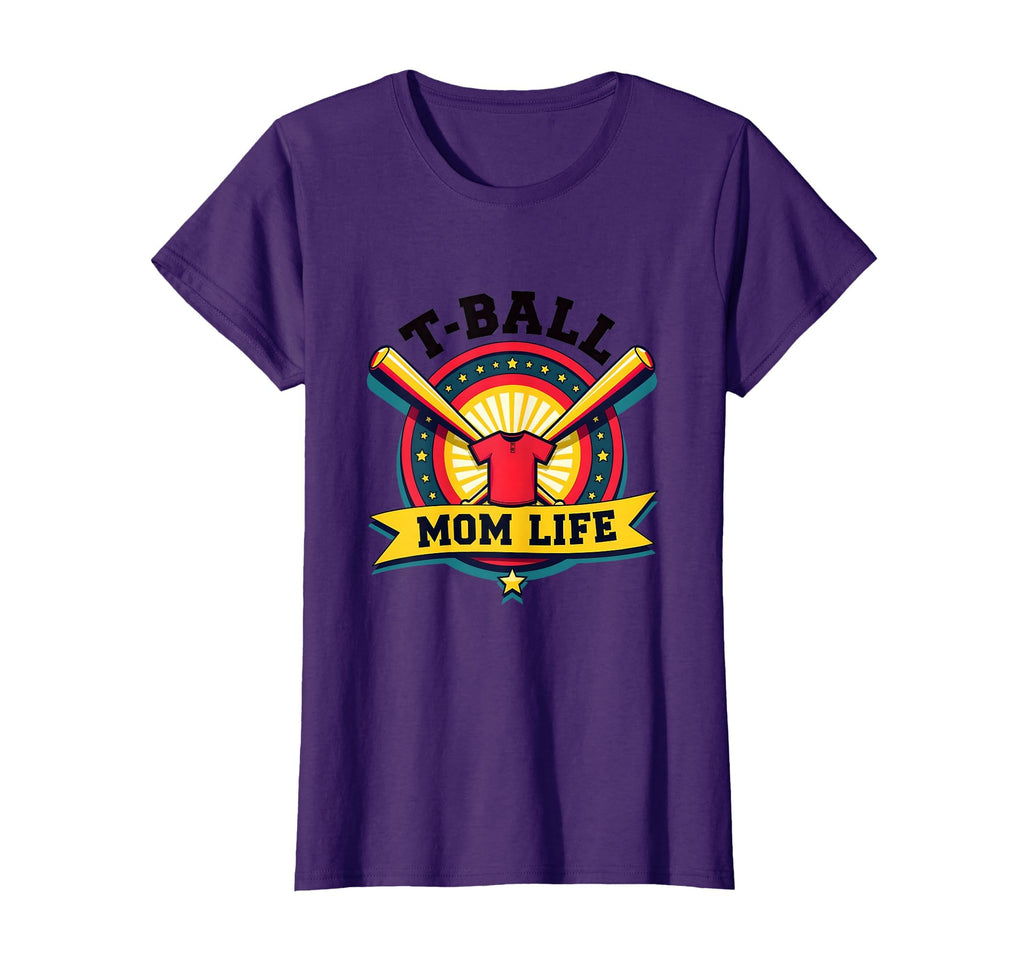 T Ball Mom Life Proud Baseball Parent T-Shirt - Graphic Print for Adults - T-Shirt, Sweatshirt, Hoodie