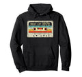 Best 1972 Birthday Yrs 1972 Cassette Hoodie - Minimalist Print for Adults - T-Shirt, Sweatshirt, Hoodie