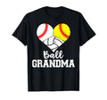 Ball Grandma Funny Baseball T-Shirt - Aesthetic Graphic for Adults - T-Shirt, Sweatshirt, Hoodie
