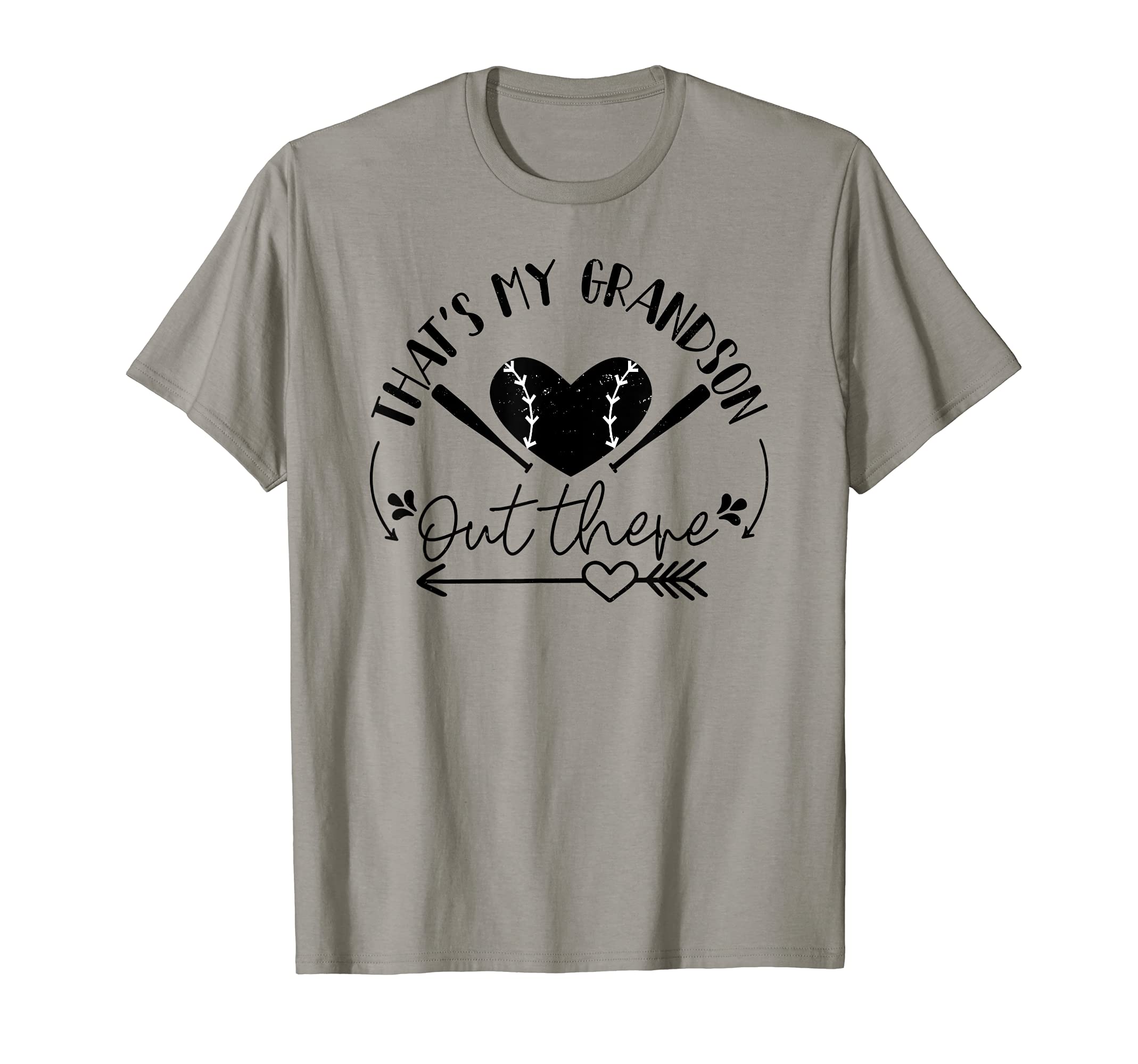 Thats My Grandson Out There Baseball T-Shirt - Aesthetic Graphic Unisex - T-Shirt, Sweatshirt, Hoodie