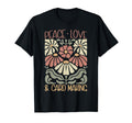 Floral Peace Love Card Making T-Shirt - Fun Novelty Design for Adults - T-Shirt, Sweatshirt, Hoodie