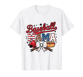 Coquette American Baseball Mom Mama T-Shirt - Unique Graphic Men Women - T-Shirt, Sweatshirt, Hoodie