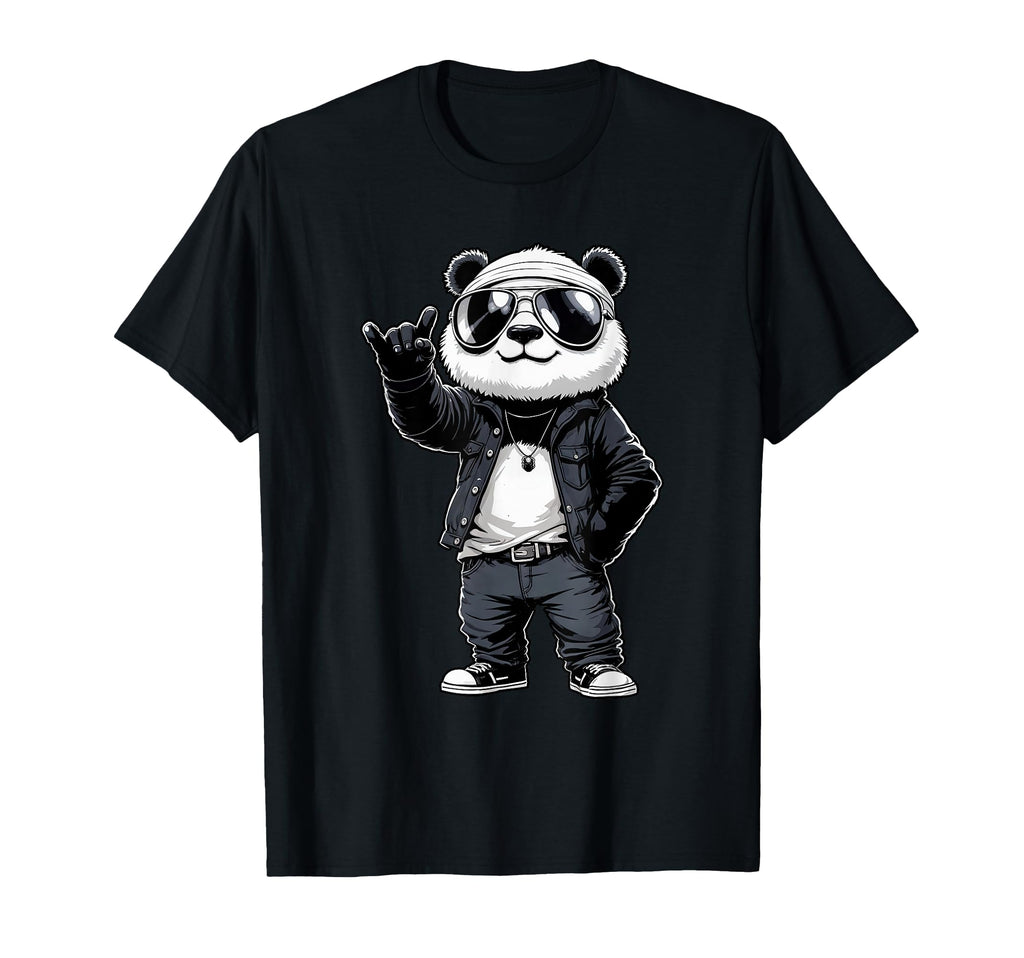 Panda Rock Music Band T-Shirt - Graphic Print Men Women - T-Shirt, Sweatshirt, Hoodie