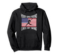 Your Girlfriend Likes My Swing Batter Hoodie - Custom Art Print for Adults - T-Shirt, Sweatshirt, Hoodie