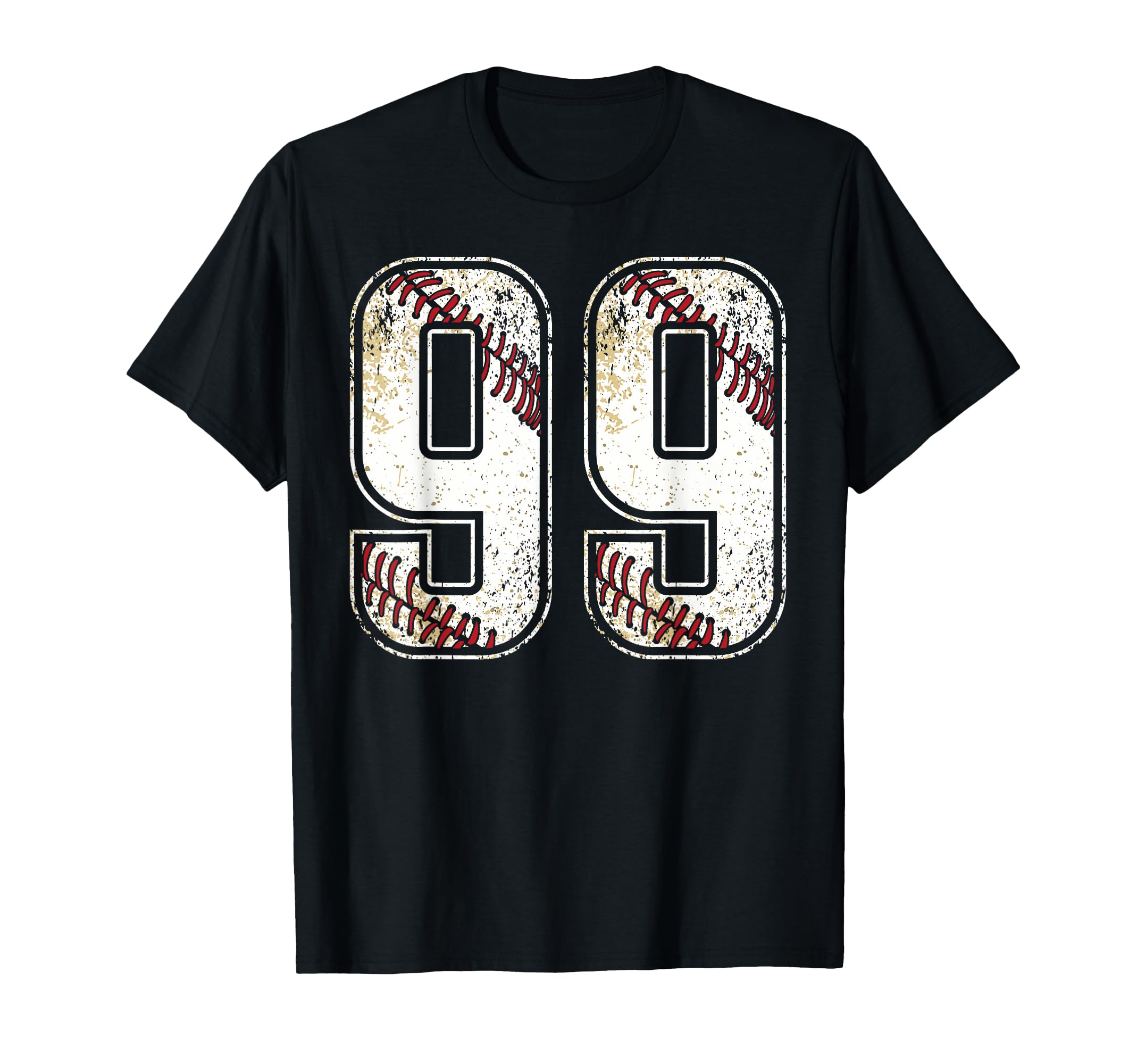 99 Baseball Jersey Number 99 T-Shirt - Casual Everyday Wear for Adults - T-Shirt, Sweatshirt, Hoodie