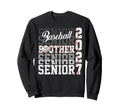 Senior 2027 Baseball Brother Sweatshirt - Aesthetic Graphic Men Women - T-Shirt, Sweatshirt, Hoodie