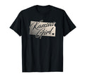 Kansas Distressed State Outline T-Shirt - Casual Everyday Wear for Adults - T-Shirt, Sweatshirt, Hoodie