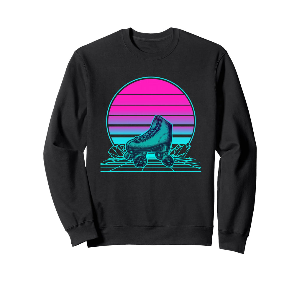 Sunset Roller Skate Sweatshirt - Streetwear Style for Adults - T-Shirt, Sweatshirt, Hoodie
