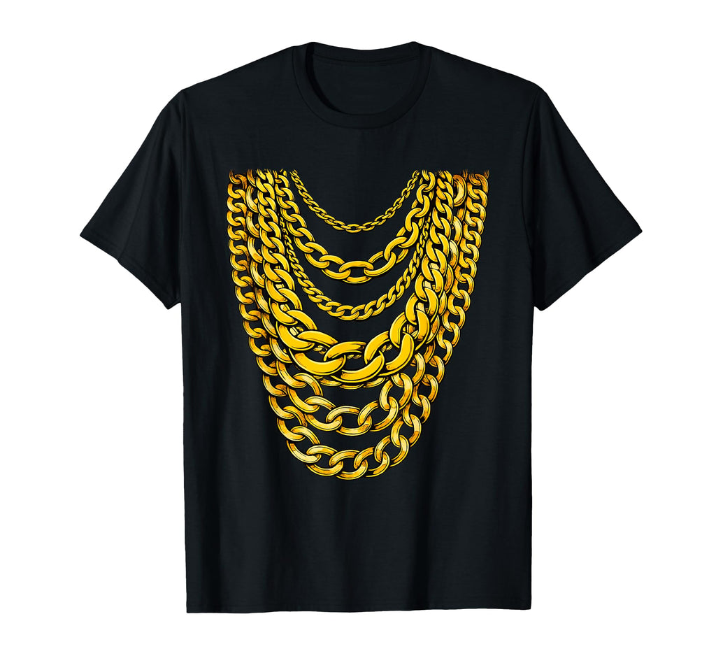 Chains 80S 90S Old School Hip Hop T-Shirt - Graphic Print for Adults - T-Shirt, Sweatshirt, Hoodie