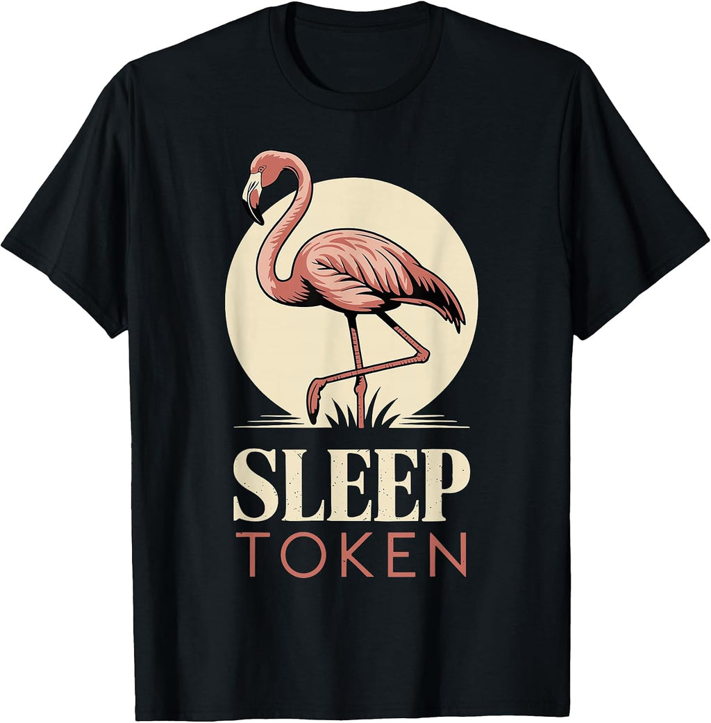 Funny Sleep Token Flamingo - Adult & Kids T-Shirts, Sweatshirts & Hoodies apparel design preview 1