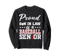 Proud Son Law Baseball Senior 2027 Sweatshirt - Minimalist Print for Adults - T-Shirt, Sweatshirt, Hoodie