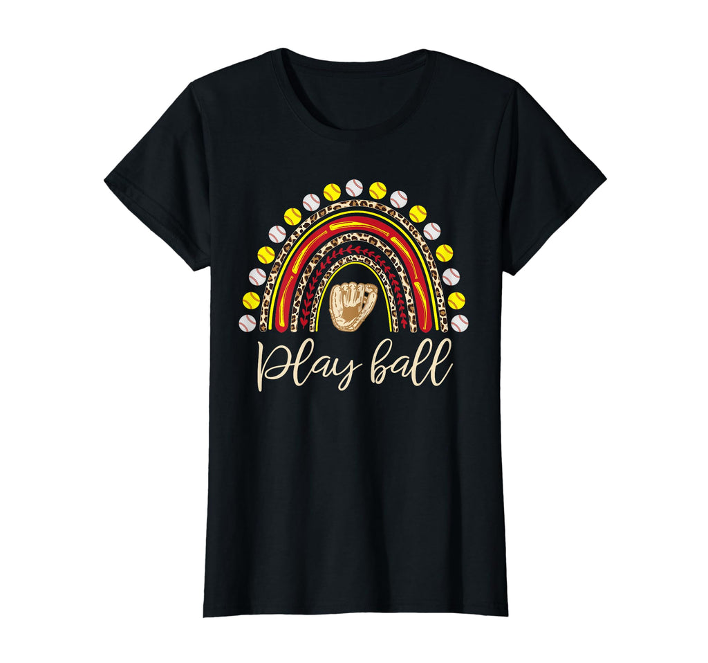 7Rdp Rainbow Leopard Softball Baseball T-Shirt - Graphic Print for Adults - T-Shirt, Sweatshirt, Hoodie