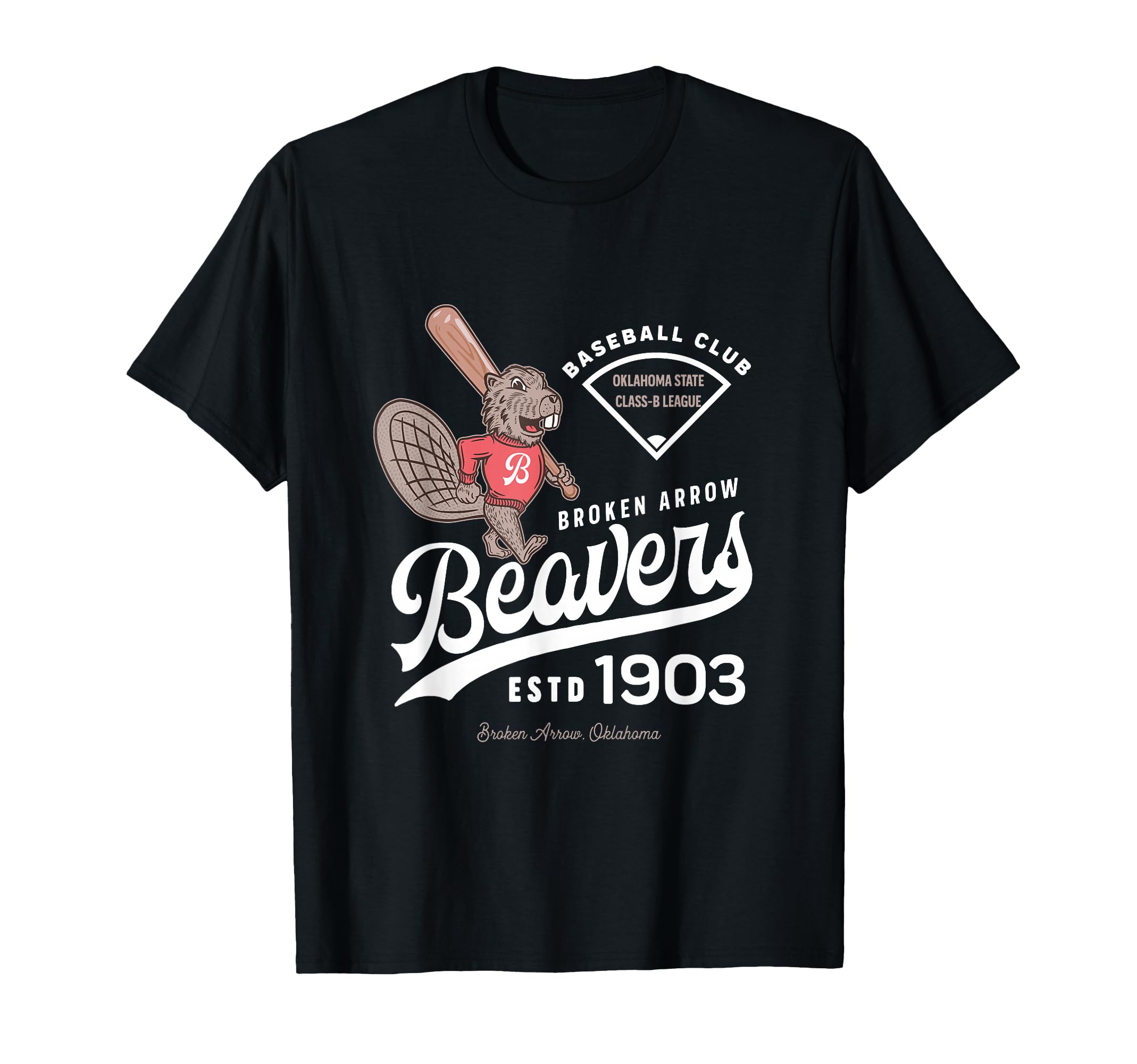 Broken Arrow Beavers Minor League T-Shirt - Custom Art Print Men Women - T-Shirt, Sweatshirt, Hoodie