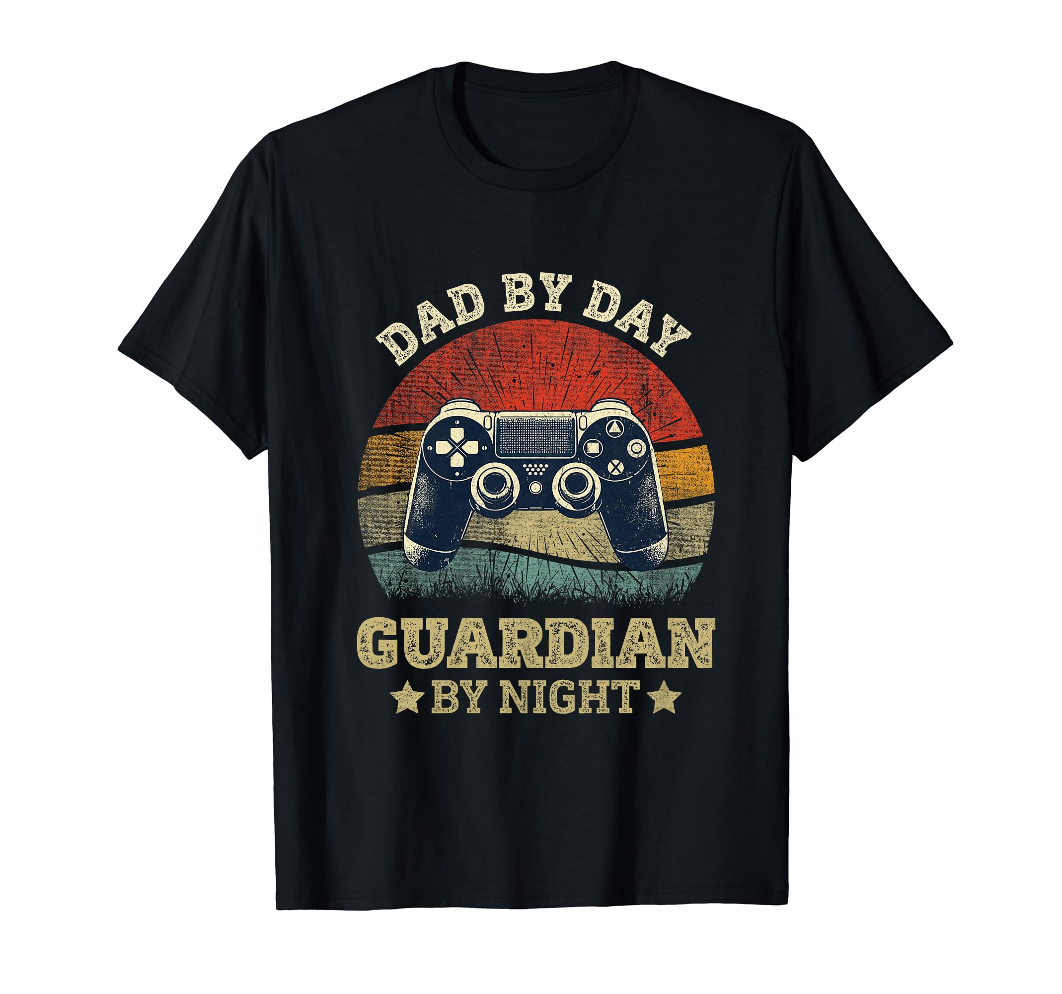 Dad Day Guardian Night Gaming Gamer T-Shirt - Fun Novelty Design Unisex - T-Shirt, Sweatshirt, Hoodie