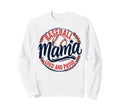 Distressed Baseball Mama Cheering Sweatshirt - Trendy Graphic Unisex - T-Shirt, Sweatshirt, Hoodie